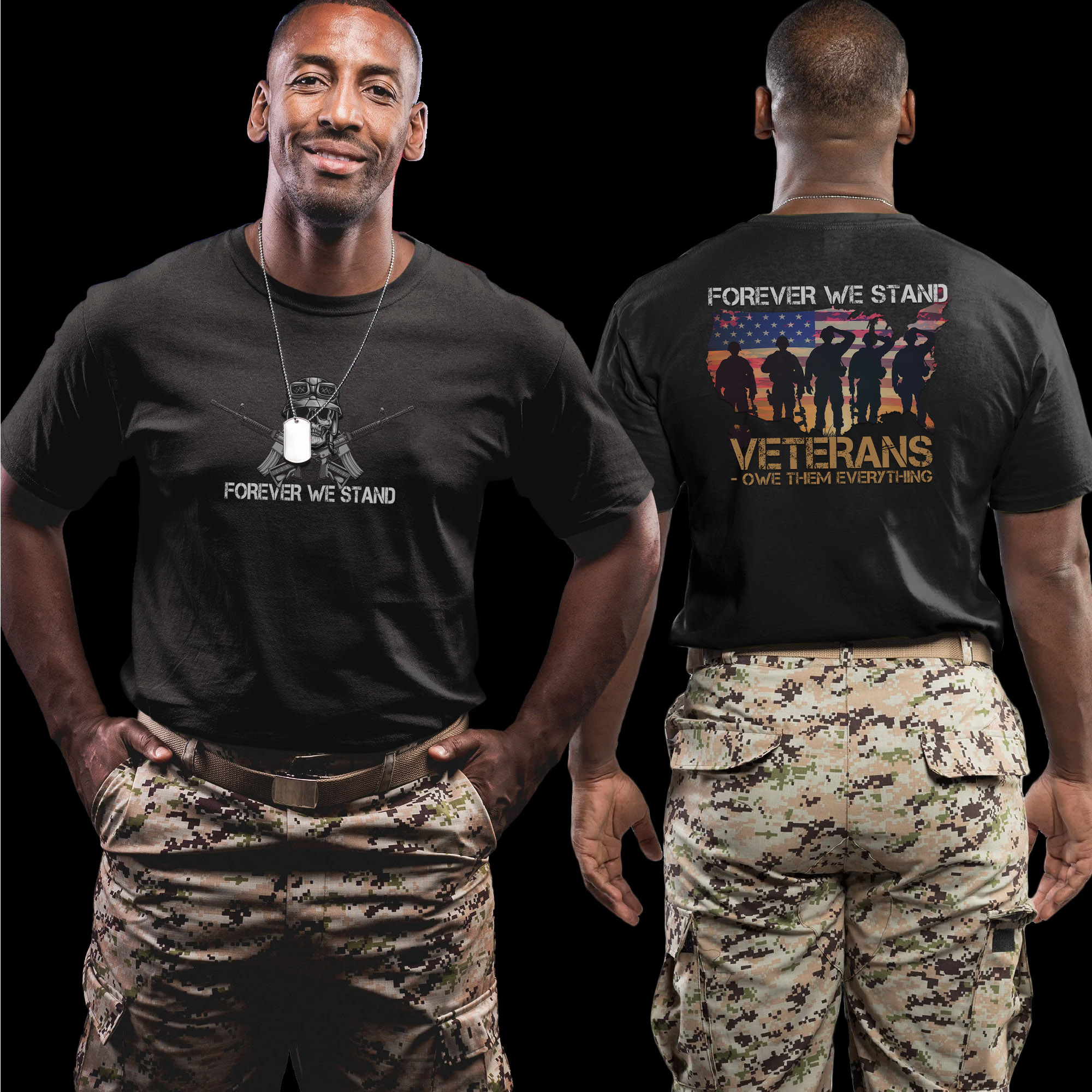 Veterans Owe Them Everything US Military T-Shirt