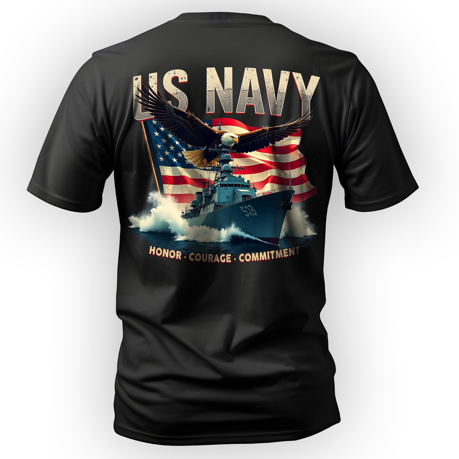 Honor Courage Commitment US Military T-Shirt