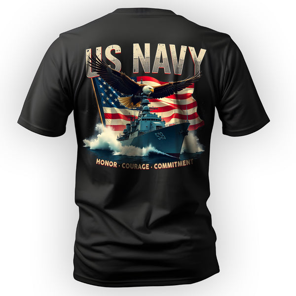 Honor Courage Commitment US Military T-Shirt