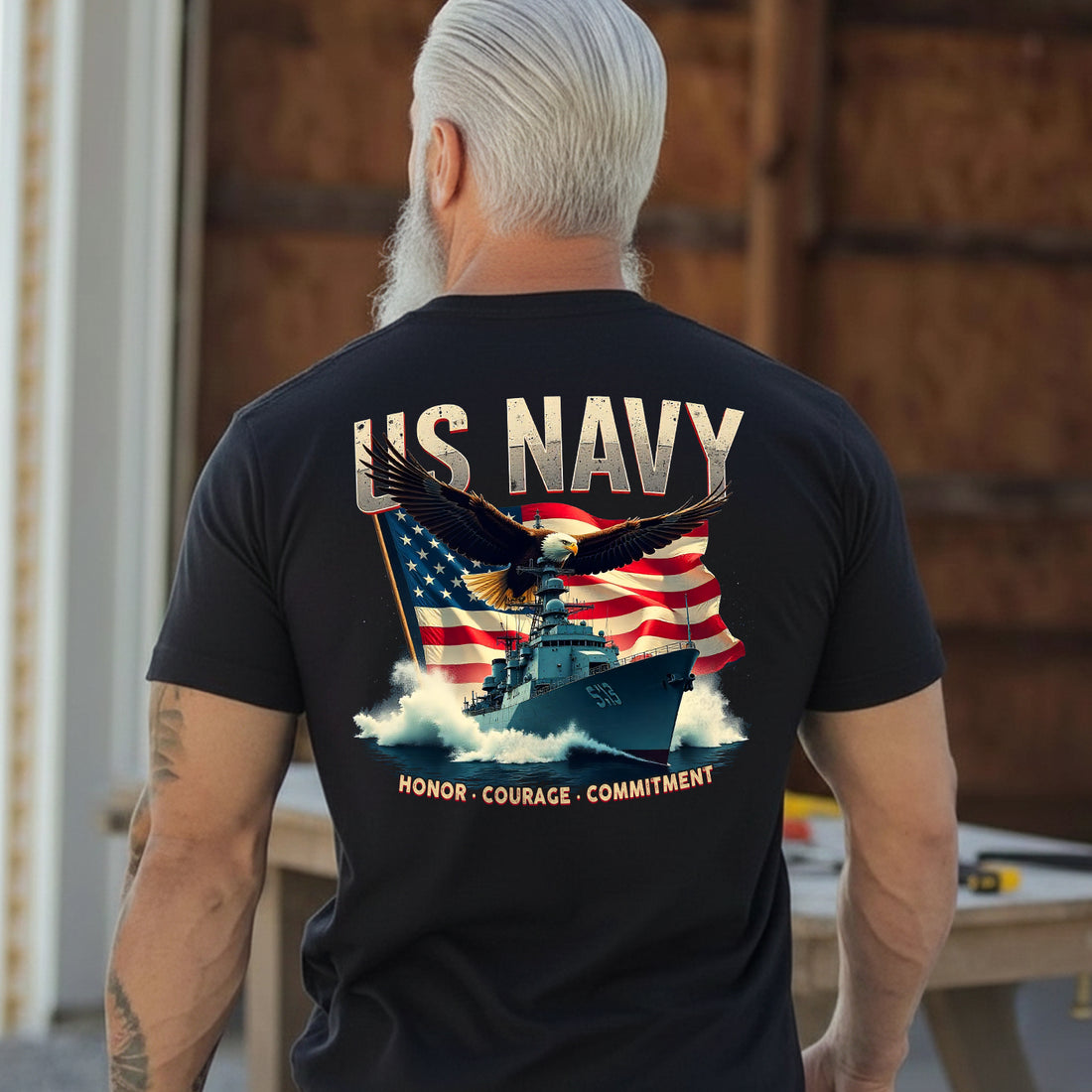 Honor Courage Commitment US Military T-Shirt