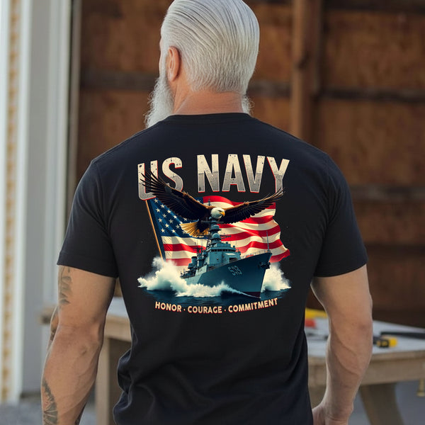 Honor Courage Commitment US Military T-Shirt