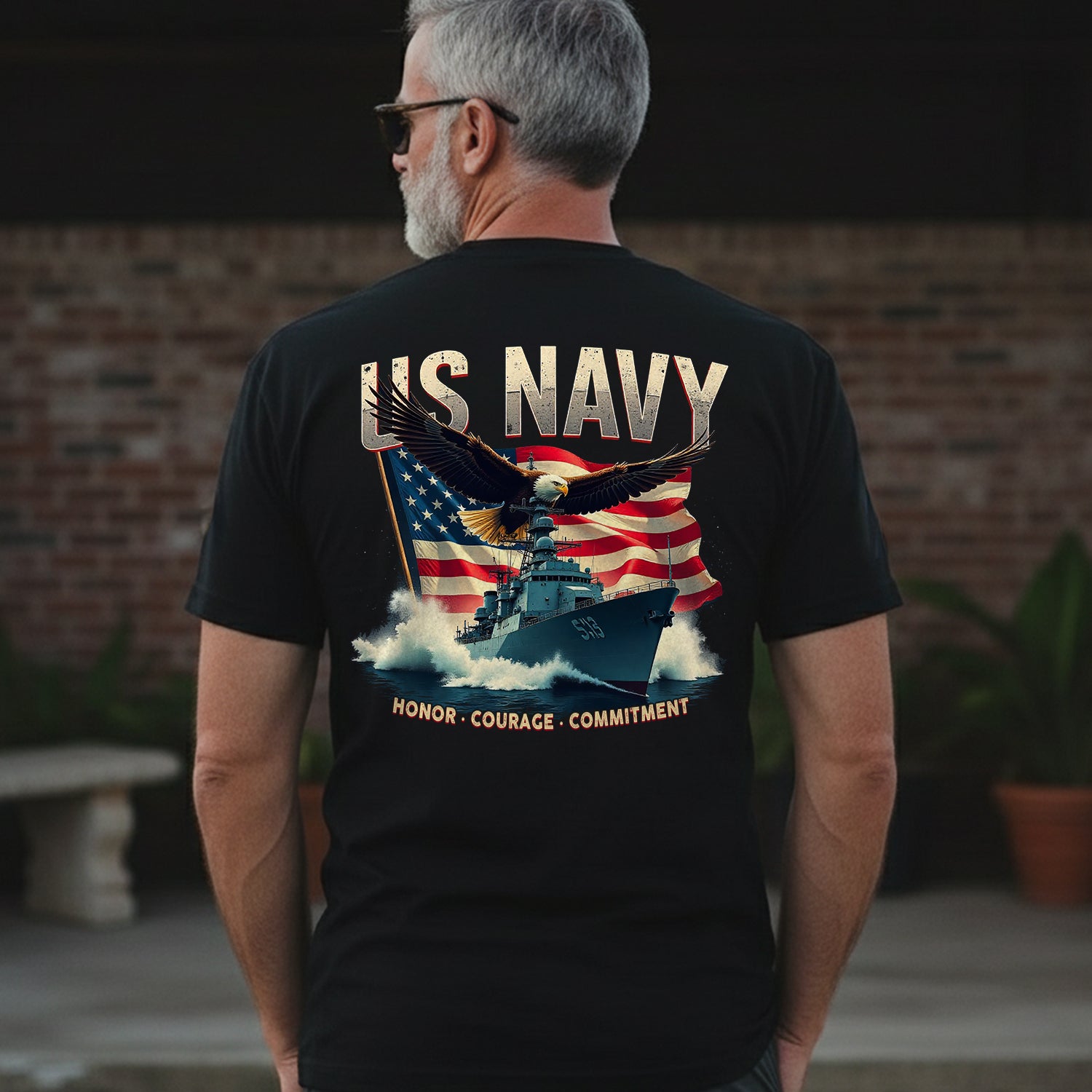 Honor Courage Commitment US Military T-Shirt