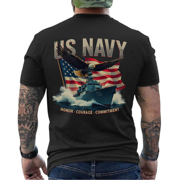 Honor Courage Commitment US Military T-Shirt