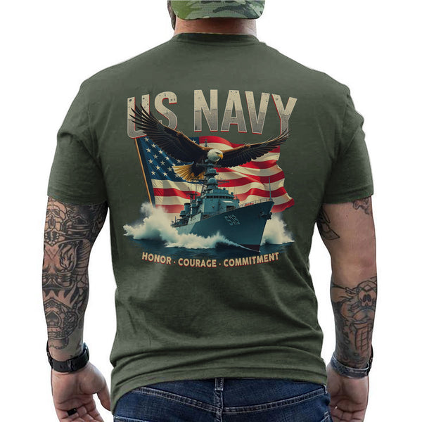 Honor Courage Commitment US Military T-Shirt