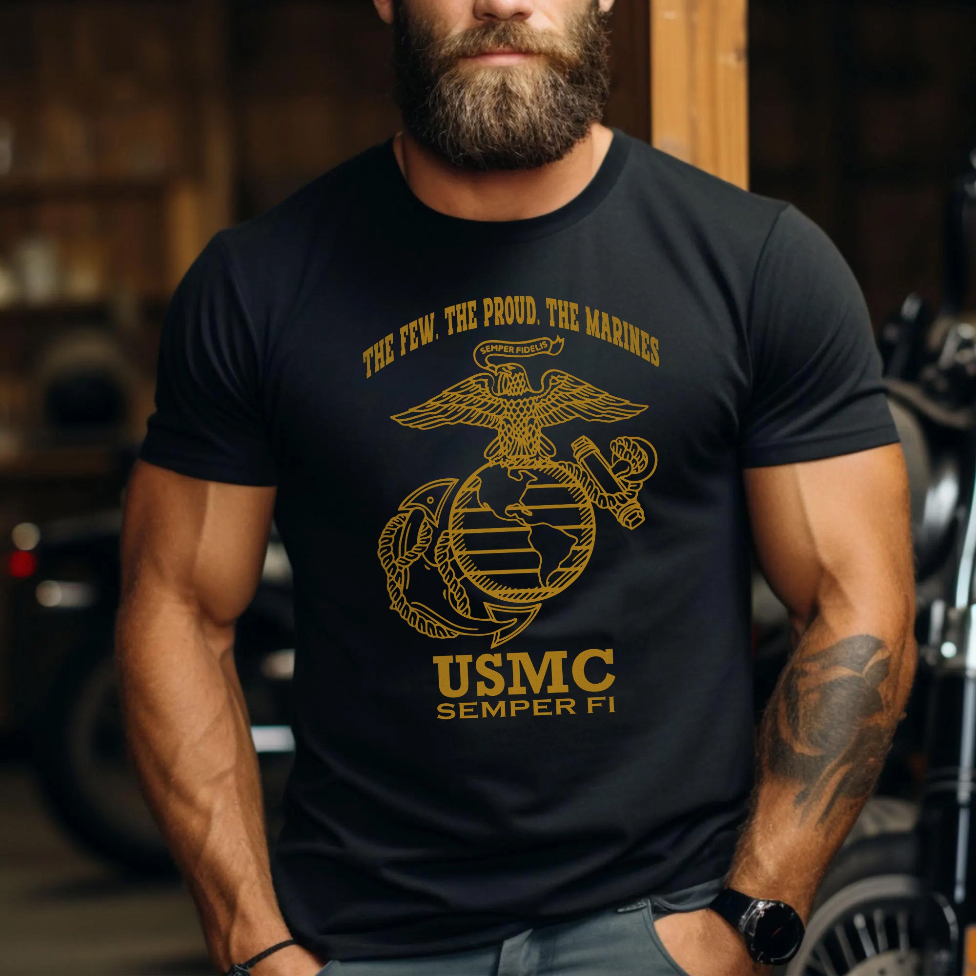 The Few The Proud The Marines , USMC T-Shirt