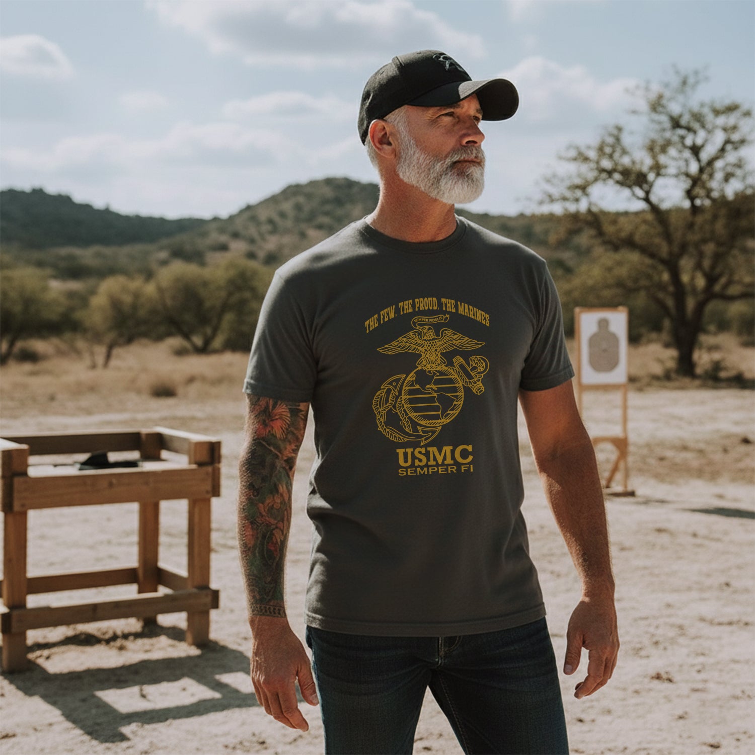 The Few The Proud The Marines , USMC T-Shirt