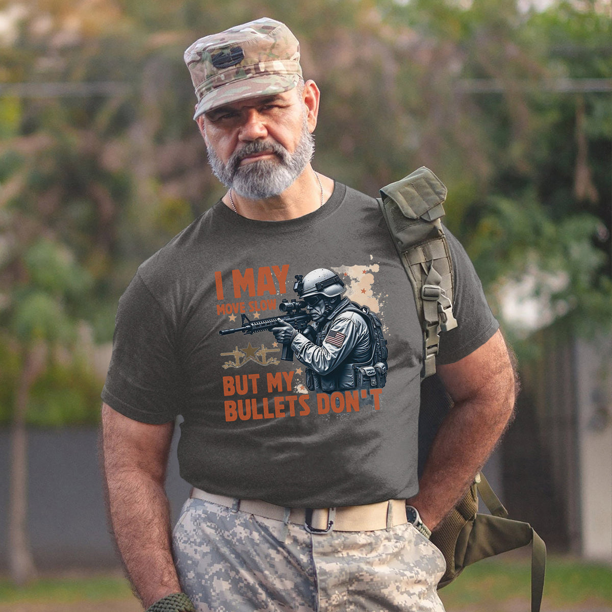 I May Move Slow But My Bullets Don’t US T-Shirt