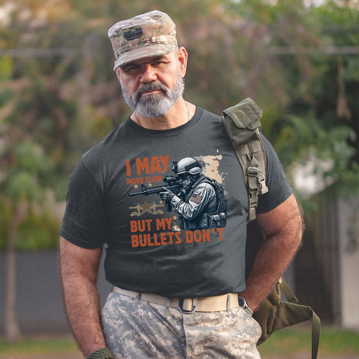 I May Move Slow But My Bullets Don’t US T-Shirt