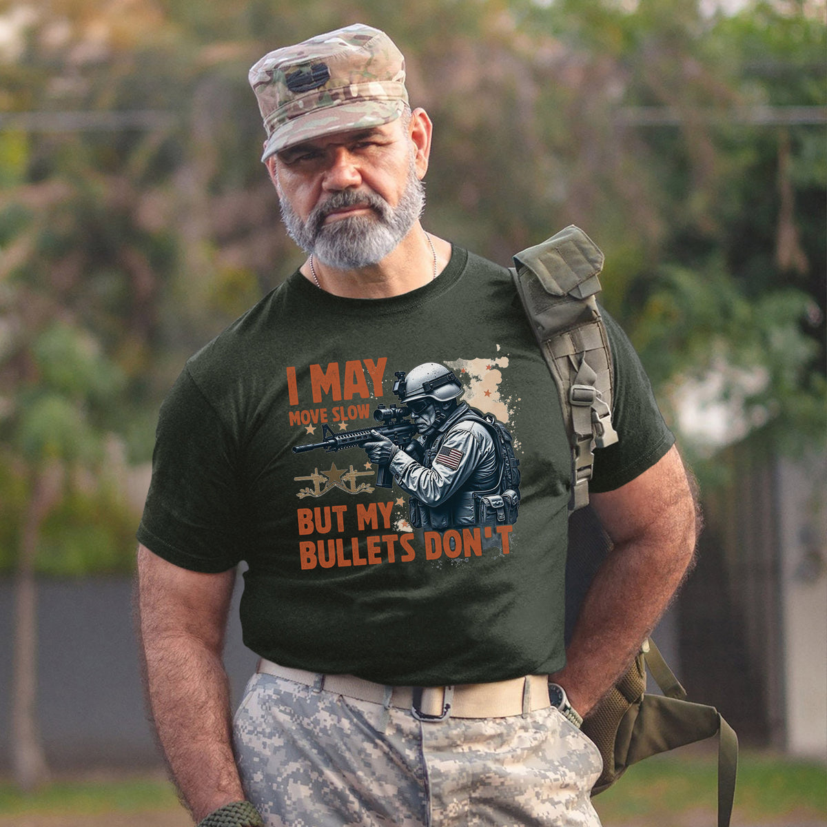 I May Move Slow But My Bullets Don’t US T-Shirt
