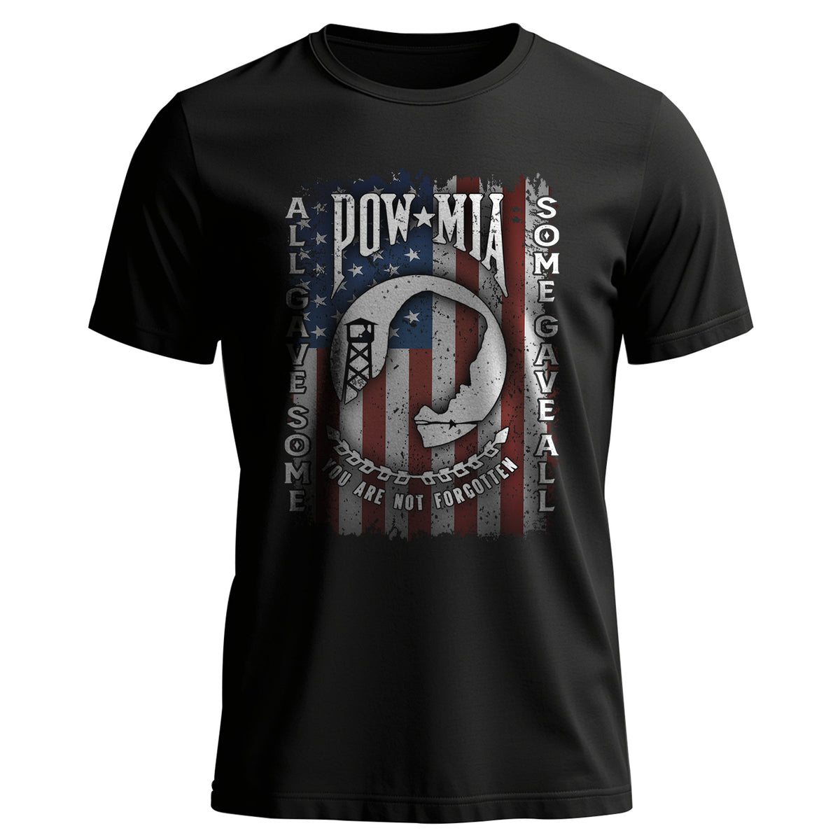 POW MIA All Gave Some Some Gave All US T-Shirt Main image