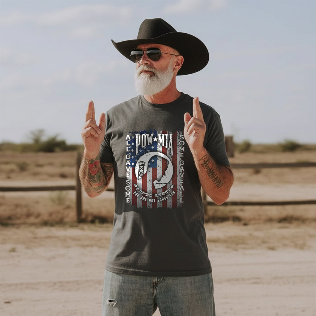 POW MIA All Gave Some Some Gave All US T-Shirt
