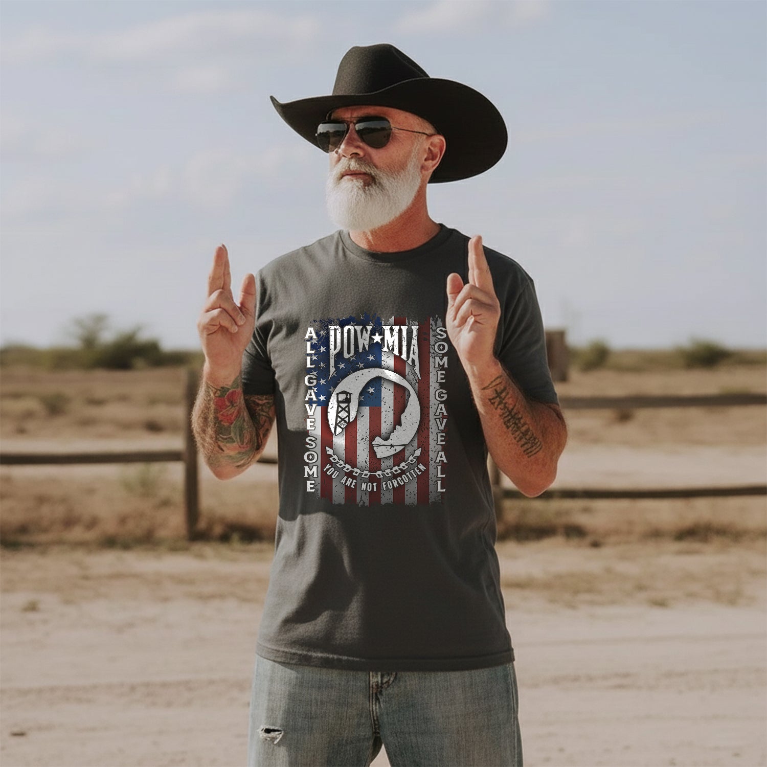 POW MIA All Gave Some Some Gave All US T-Shirt