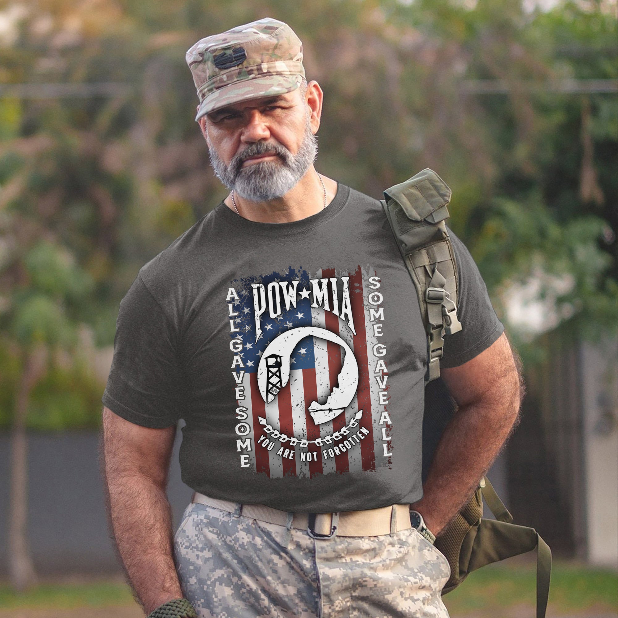 POW MIA All Gave Some Some Gave All US Veteran Tribute T-Shirt