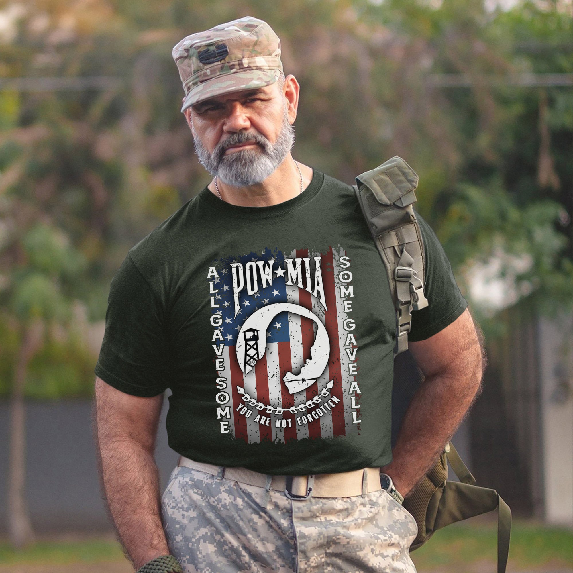 POW MIA All Gave Some Some Gave All US Veteran Tribute T-Shirt