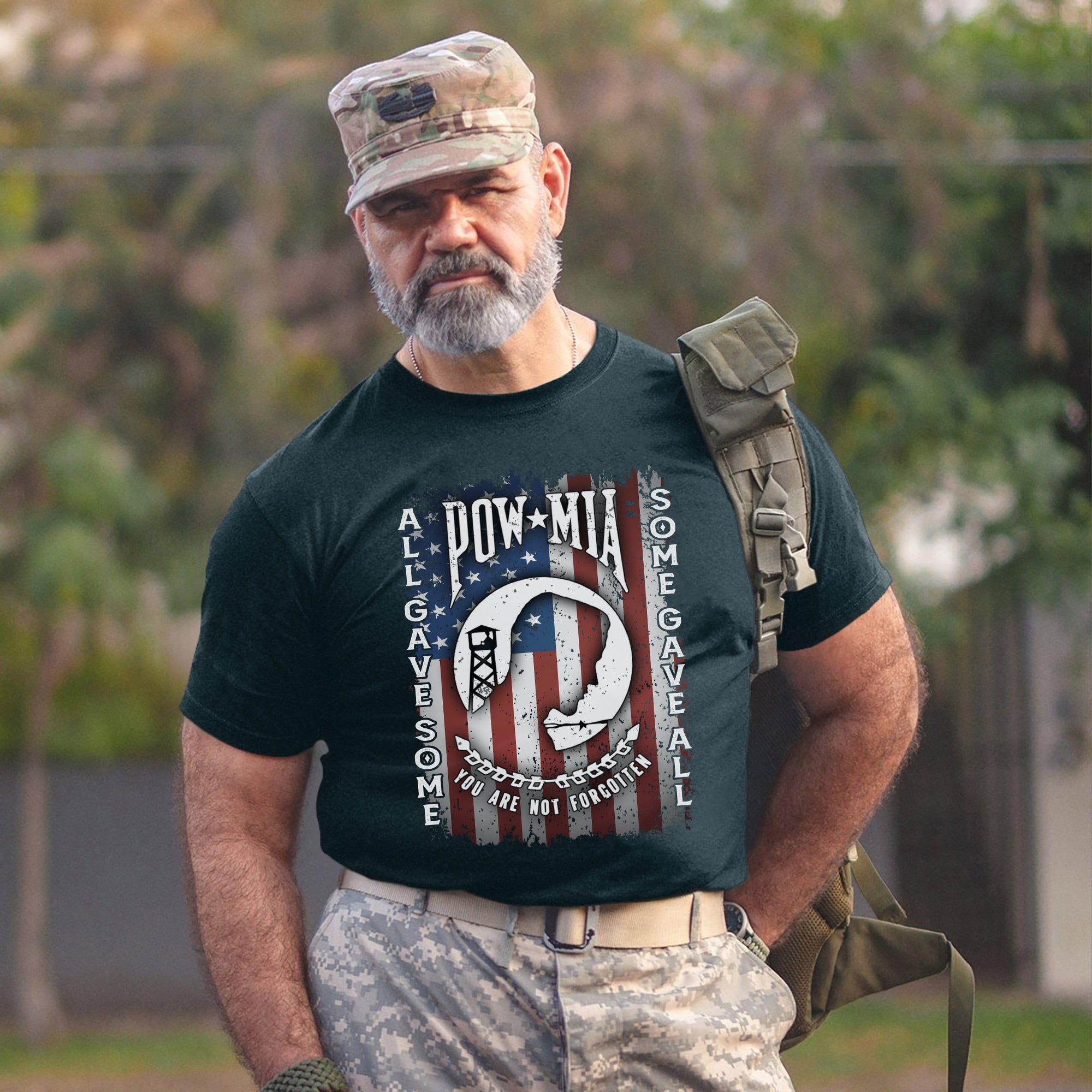 POW MIA All Gave Some Some Gave All US Veteran Tribute T-Shirt