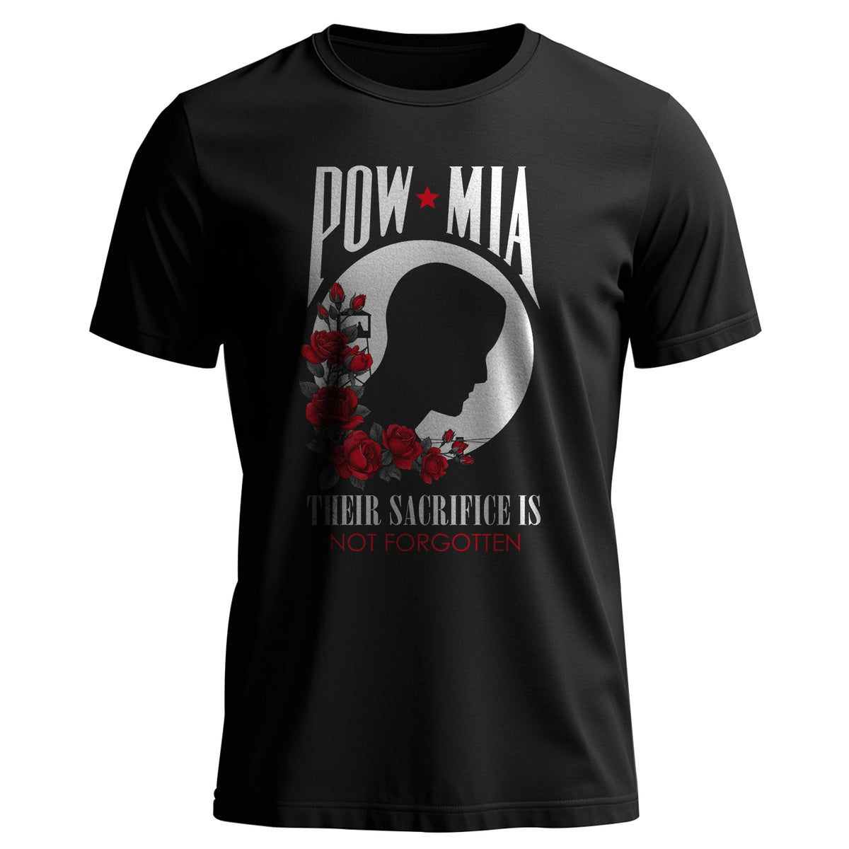 POW MIA Their Sacrifice Is Not Forgotten T-Shirt Main image