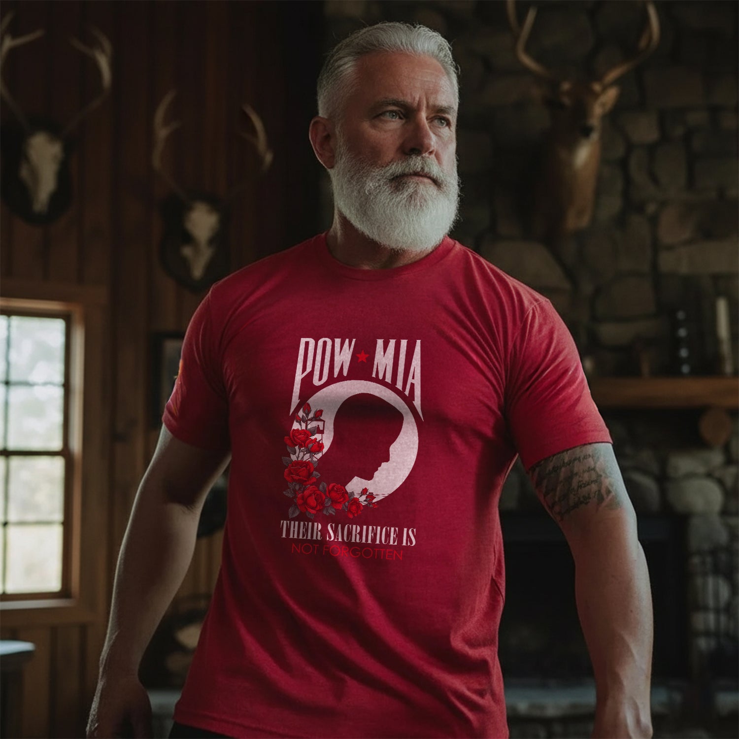 POW MIA Their Sacrifice Is Not Forgotten T-Shirt Secondary image