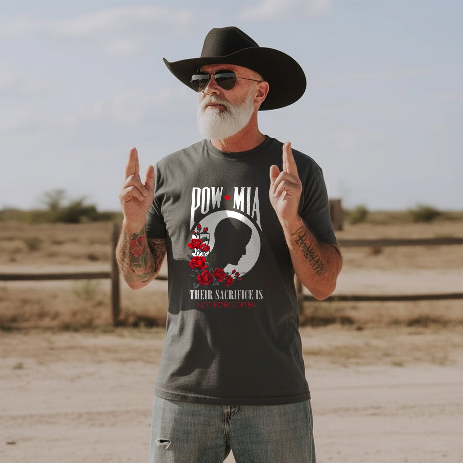 POW MIA Their Sacrifice Is Not Forgotten T-Shirt