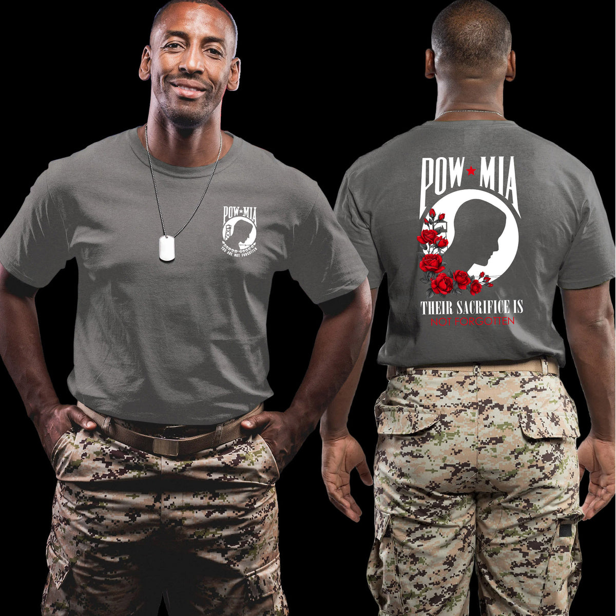 POW MIA Their Sacrifice Is Not Forgotten T-Shirt