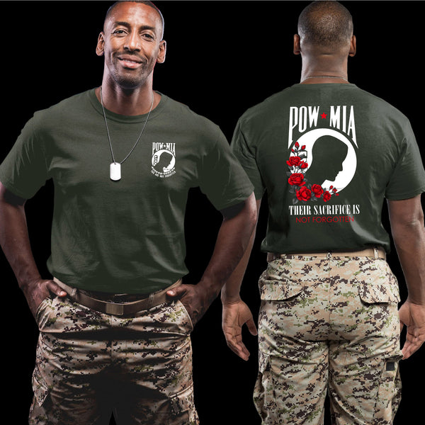 POW MIA Their Sacrifice Is Not Forgotten T-Shirt