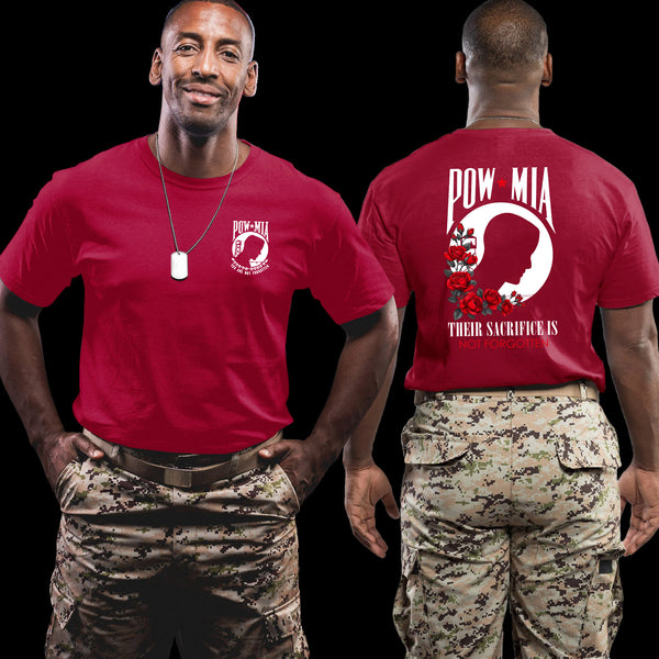 POW MIA Their Sacrifice Is Not Forgotten T-Shirt