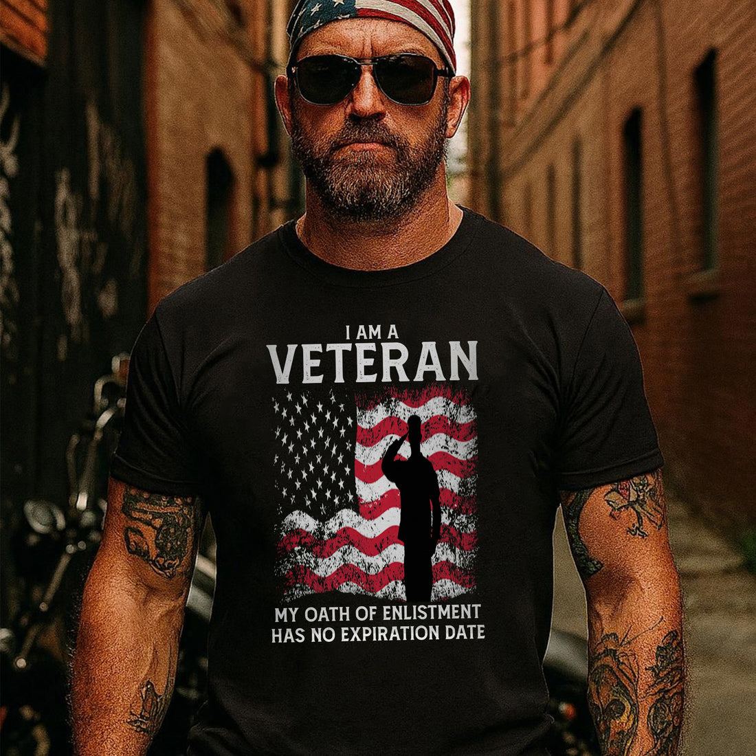 I Am A Veteran My Oath Of Enlistment Has No Expiration Date T-Shirt