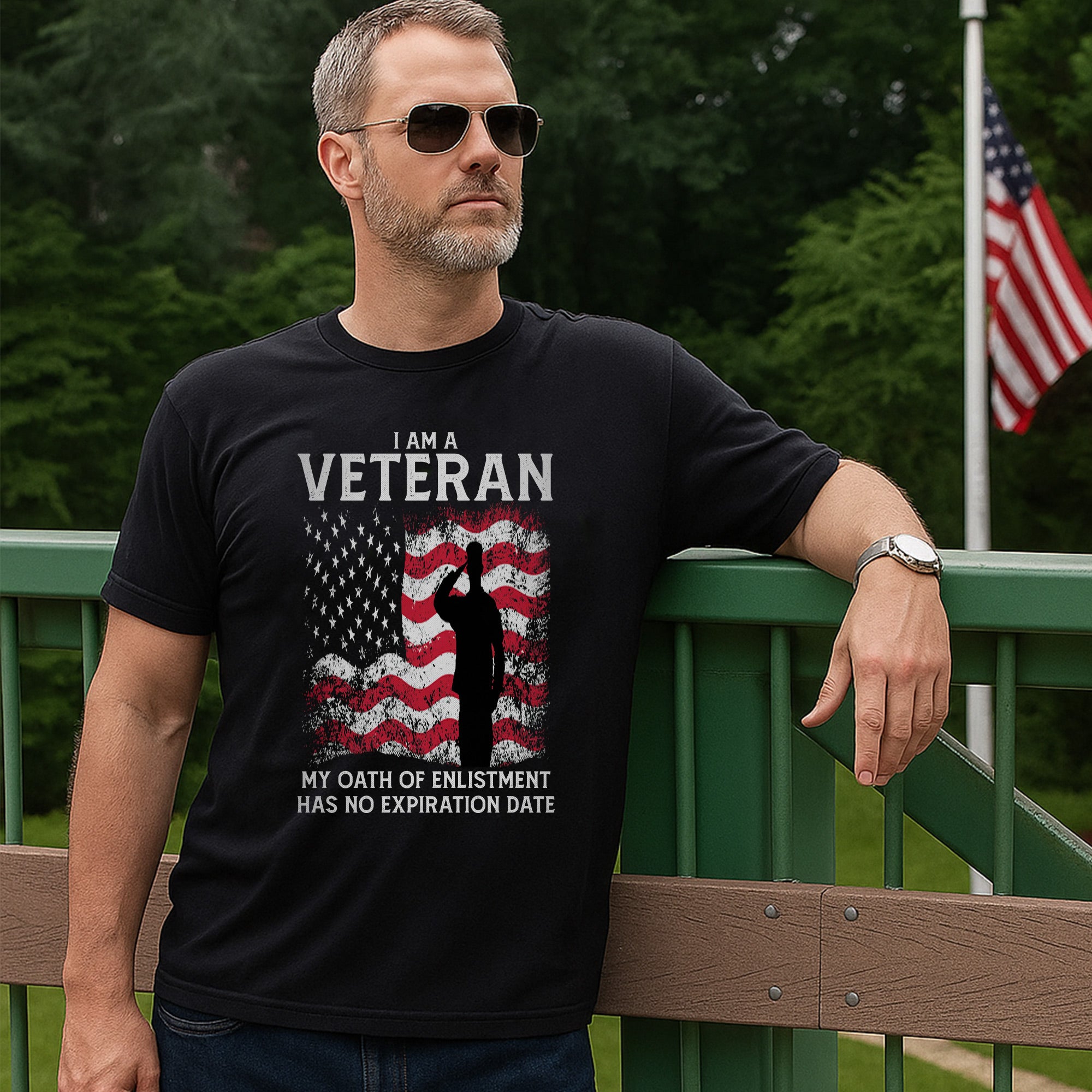 I Am A Veteran My Oath Of Enlistment Has No Expiration Date T-Shirt