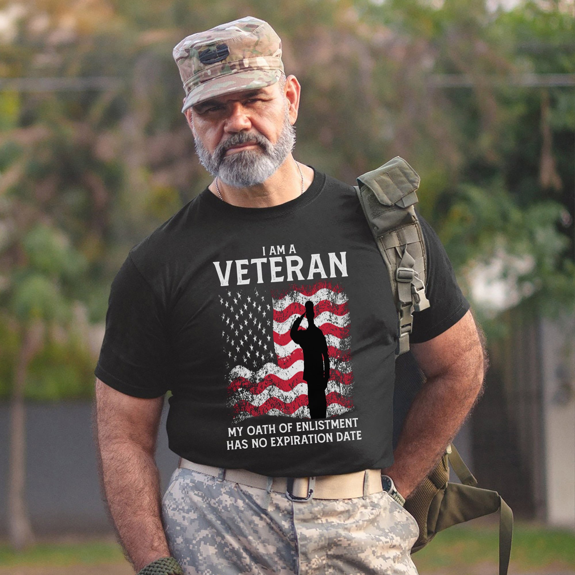 I Am A Veteran My Oath Of Enlistment Has No Expiration Date T-Shirt