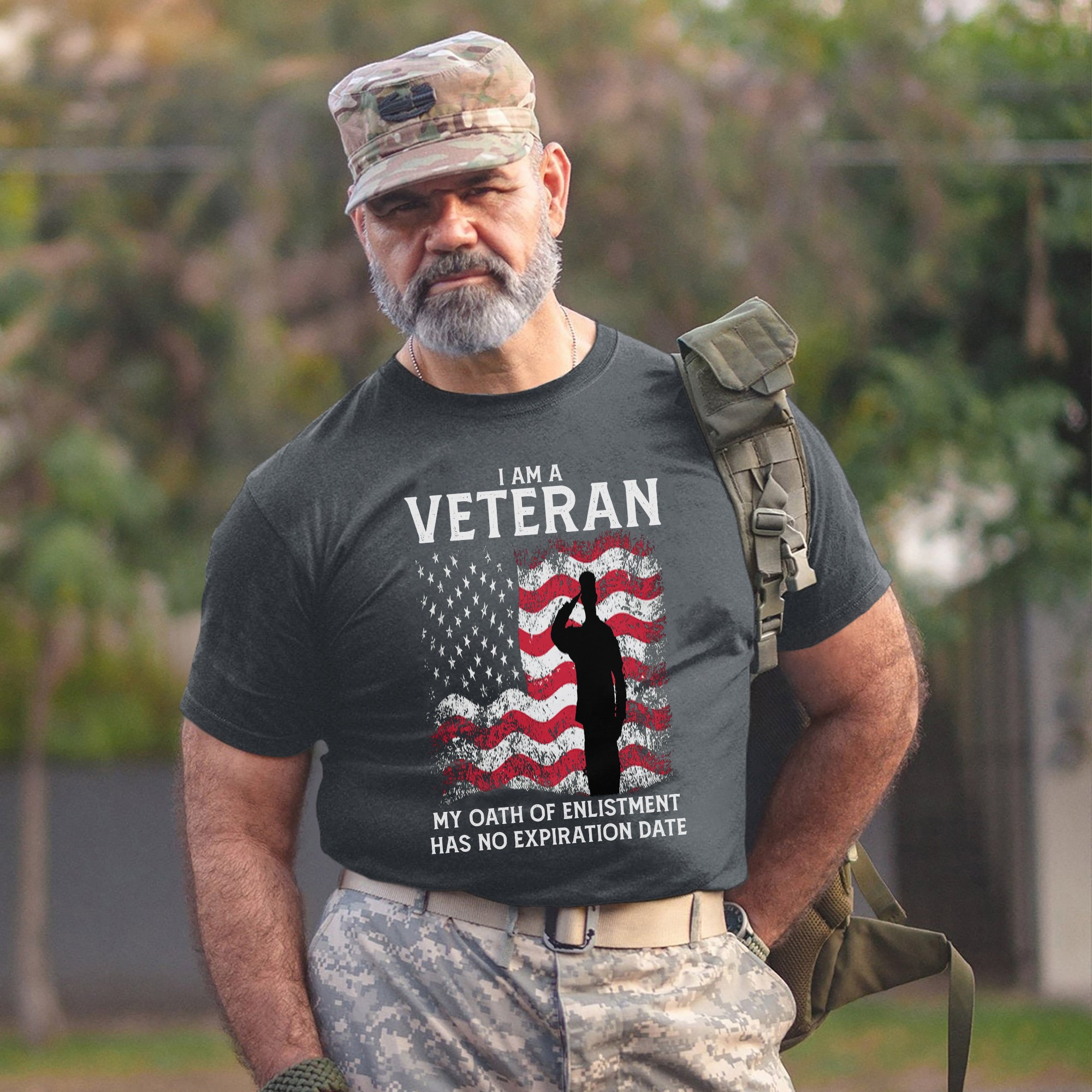 I Am A Veteran My Oath Of Enlistment Has No Expiration Date T-Shirt