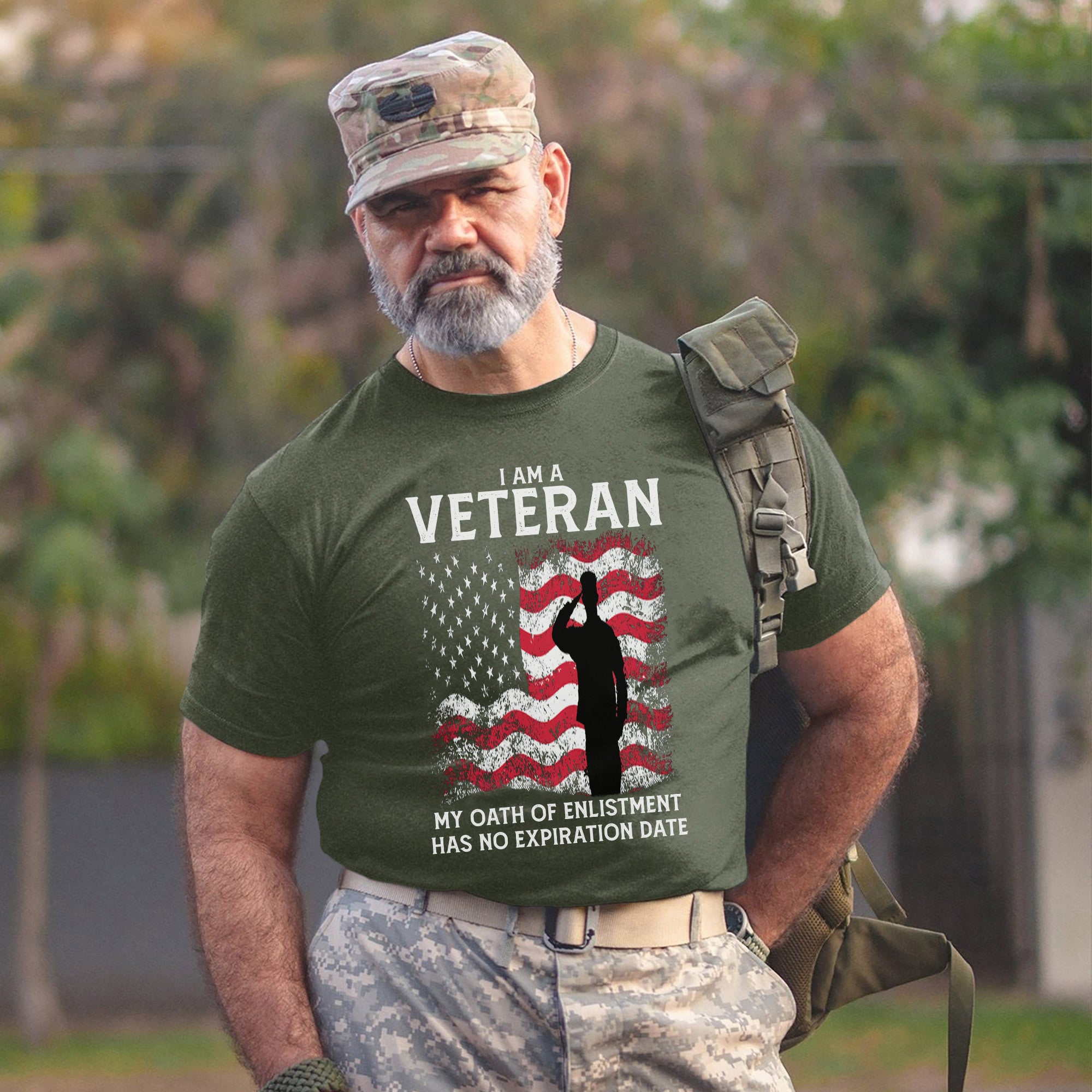 I Am A Veteran My Oath Of Enlistment Has No Expiration Date T-Shirt