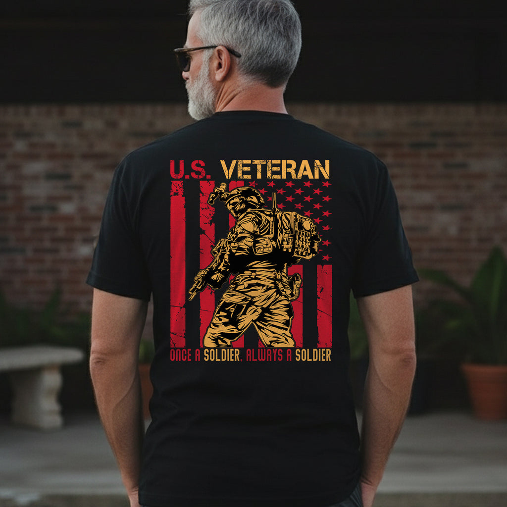 Once a Soldier Always a Soldier Lifelong T-Shirt