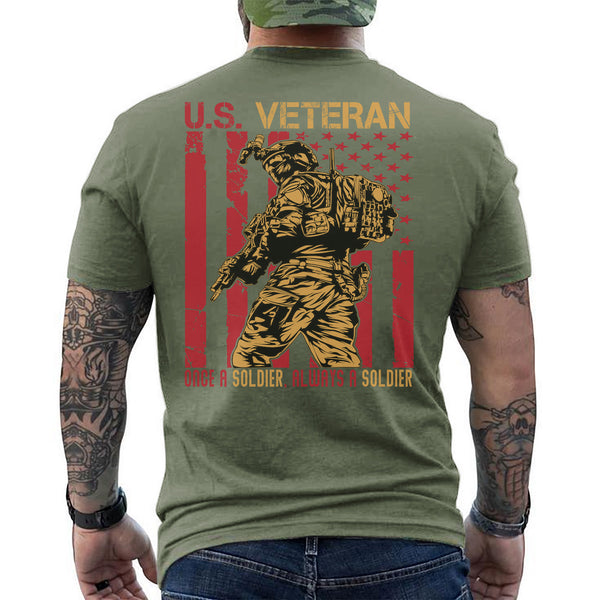 Once a Soldier Always a Soldier Lifelong T-Shirt