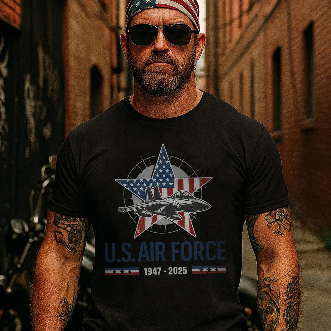 U.S. Air Force Proud Legacy of Strength Precision and Service in Defense of American Freedom T-Shirt