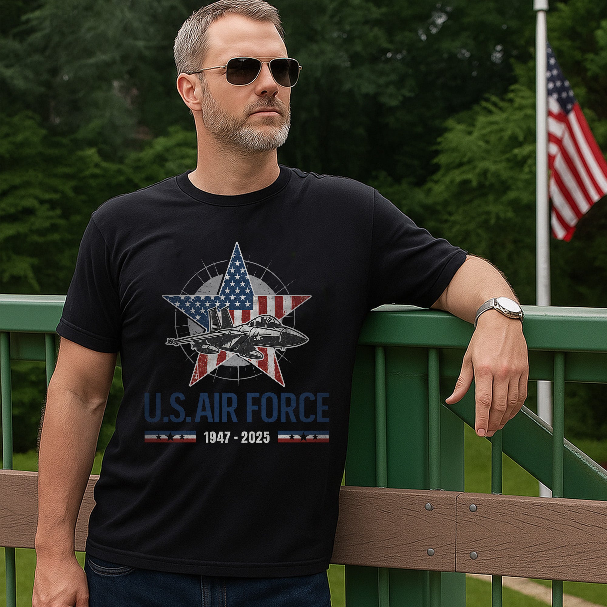 U.S. Air Force Proud Legacy of Strength Precision and Service in Defense of American Freedom T-Shirt