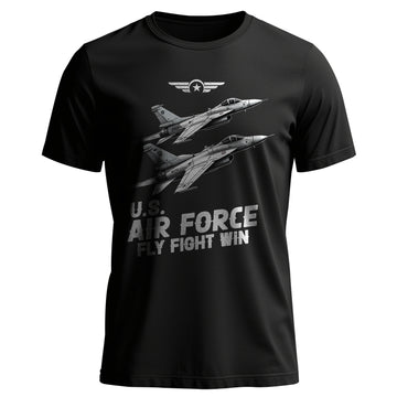 Fly Fight Win U.S. Air Force Motto of T-Shirt