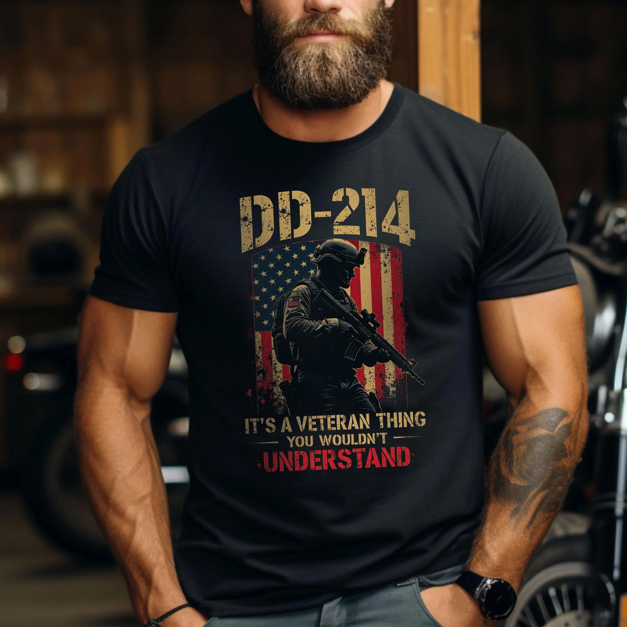 DD214 It’s a Veteran Thing You Wouldn’t Understand Veteran Pride T-Shirt