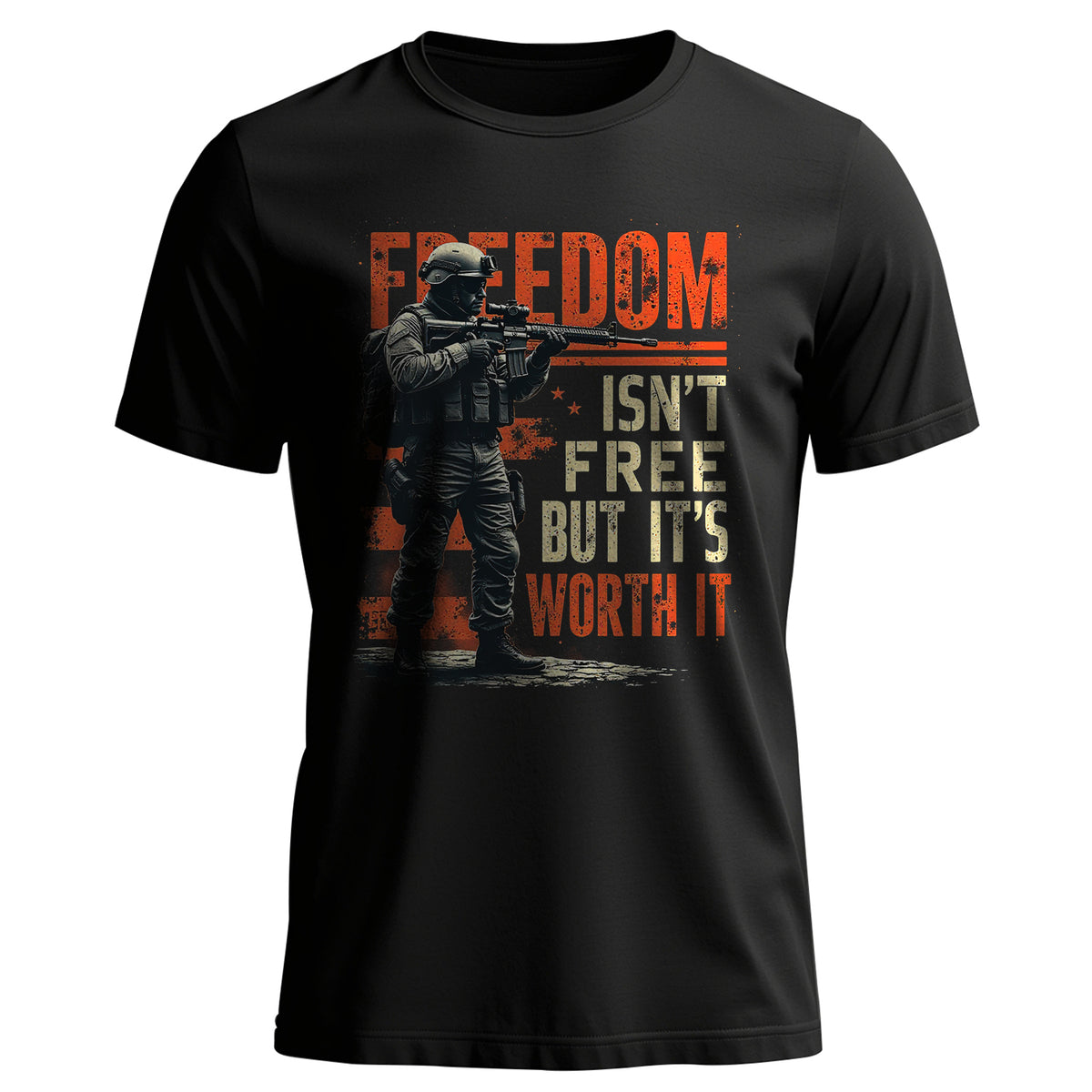Freedom Isn’t Free but It’s Worth It US T-Shirt Main image