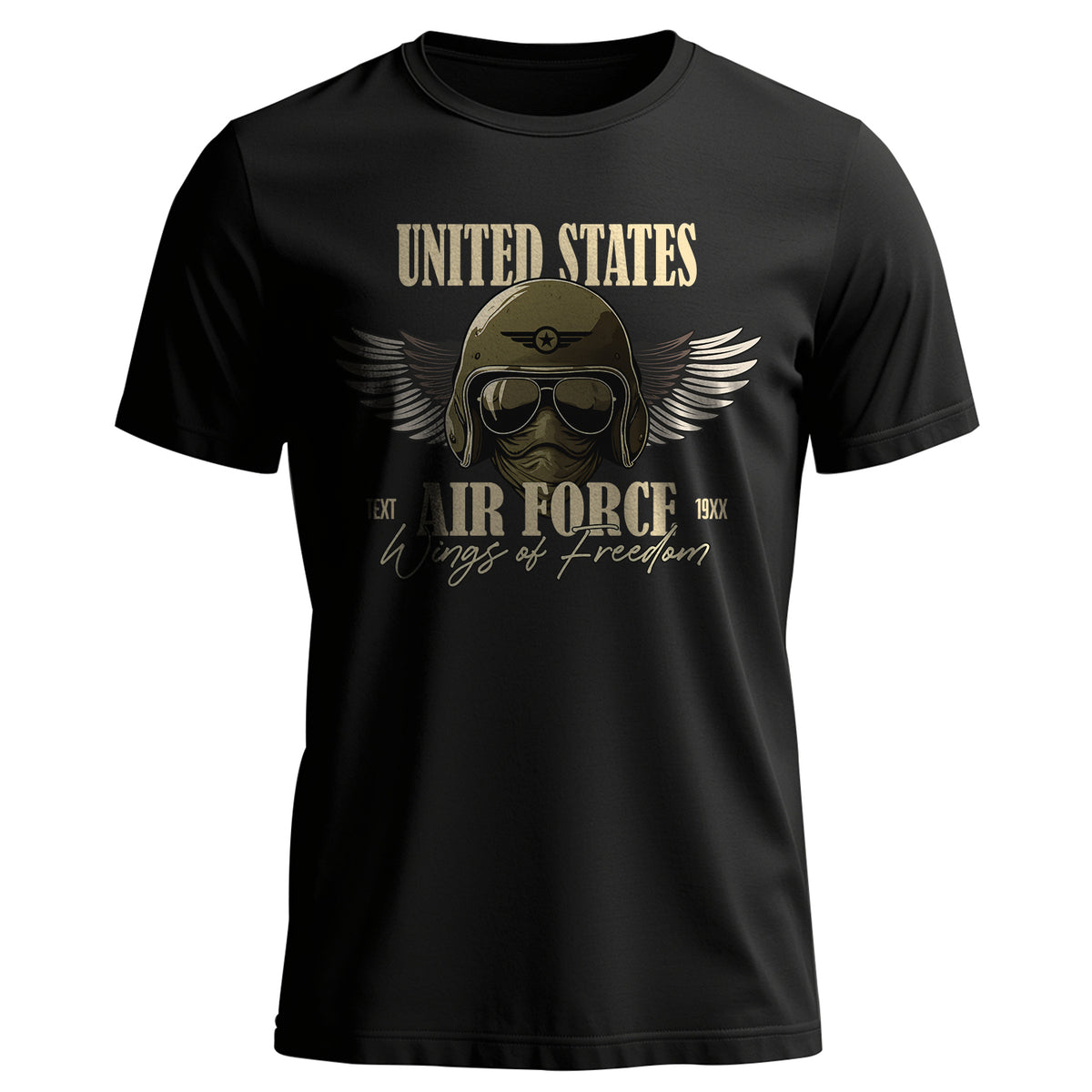 Wings of Freedom Air Force Personalized T-Shirt Main image