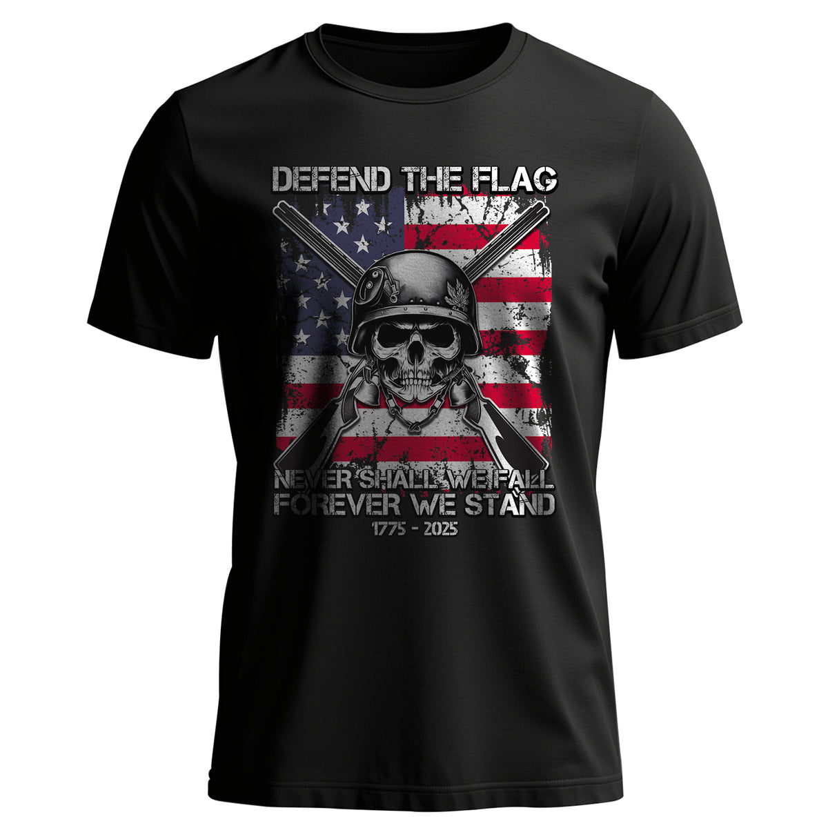 Defend the Flag Never Shall We Fall T-Shirt Main image