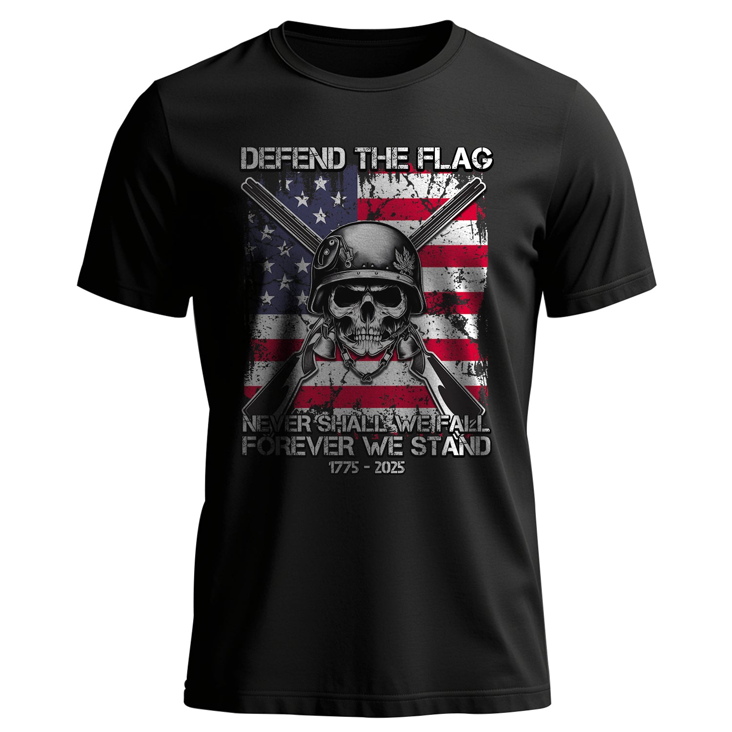 Defend the Flag Never Shall We Fall T-Shirt