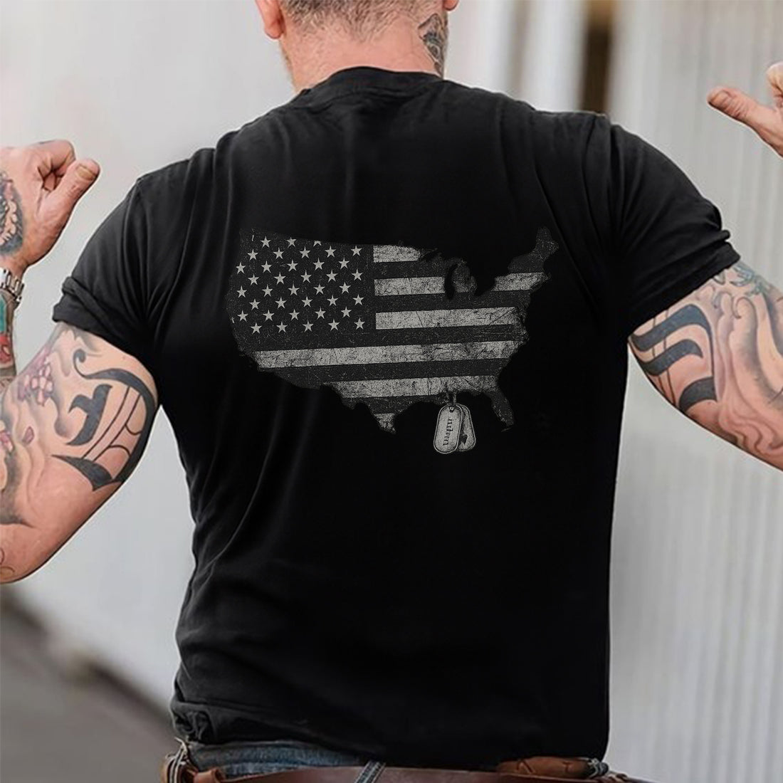 Semper Fidelis Always Faithful US Marine Corps Military Veteran Tribute T-Shirt