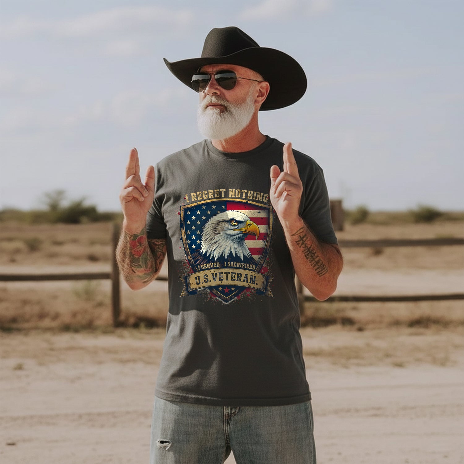 I Regret Nothing I Served I Sacrificed US T-Shirt