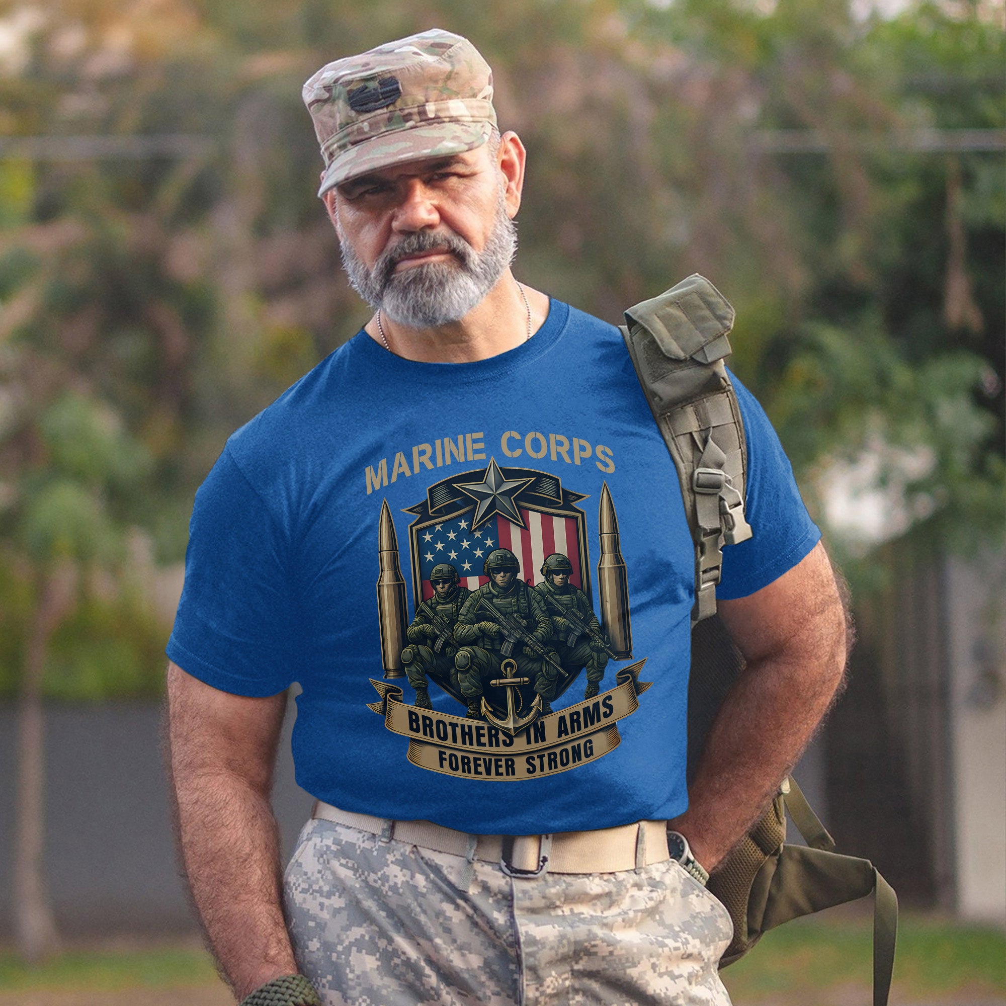 Brothers in Arms Forever Strong Unbreakable Bond Forged Through Service Sacrifice and Honor T-Shirt