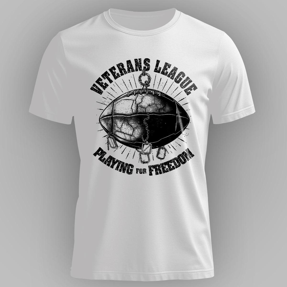 Veterans League Playing for Freedom US T-Shirt Main image