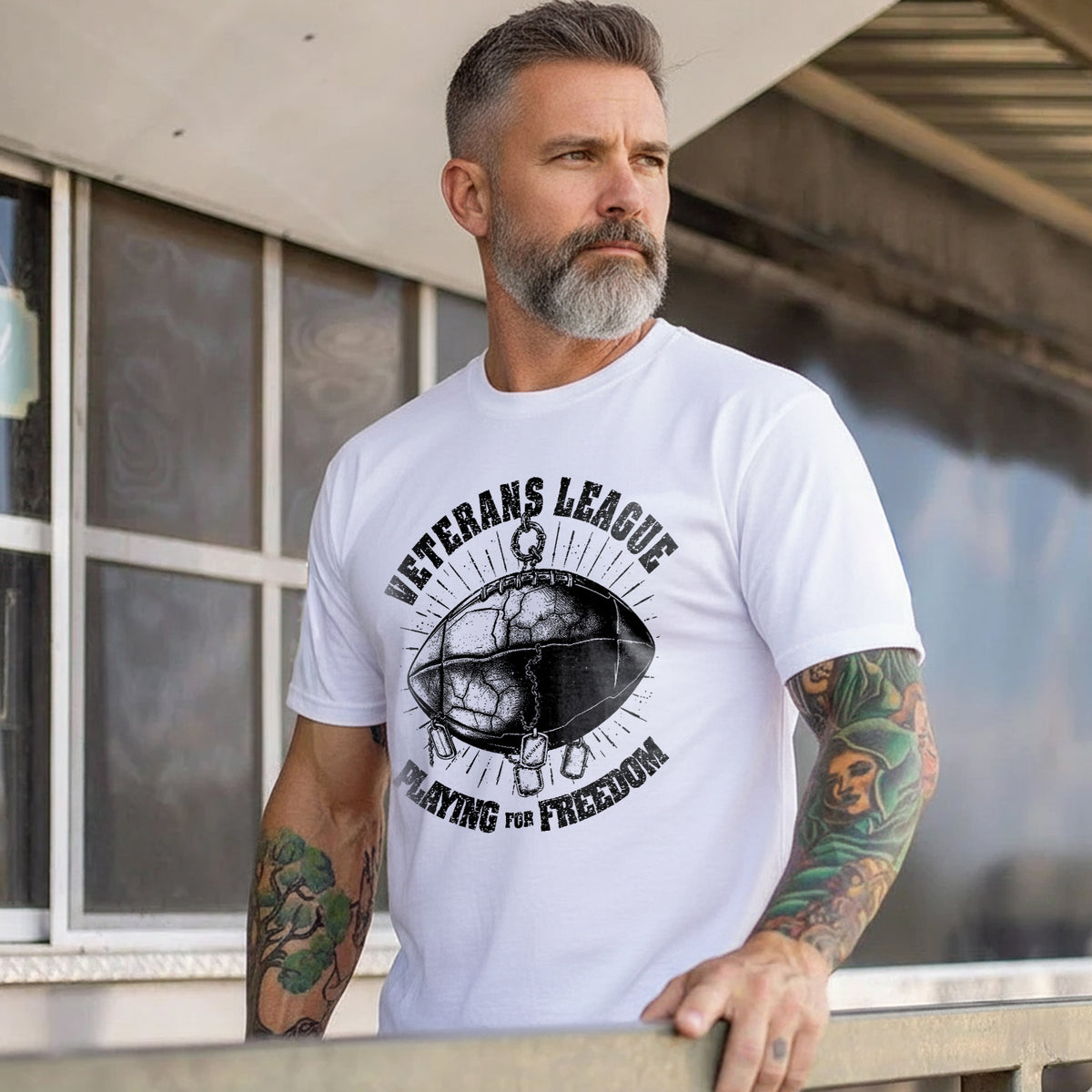 Veterans League Playing for Freedom US T-Shirt