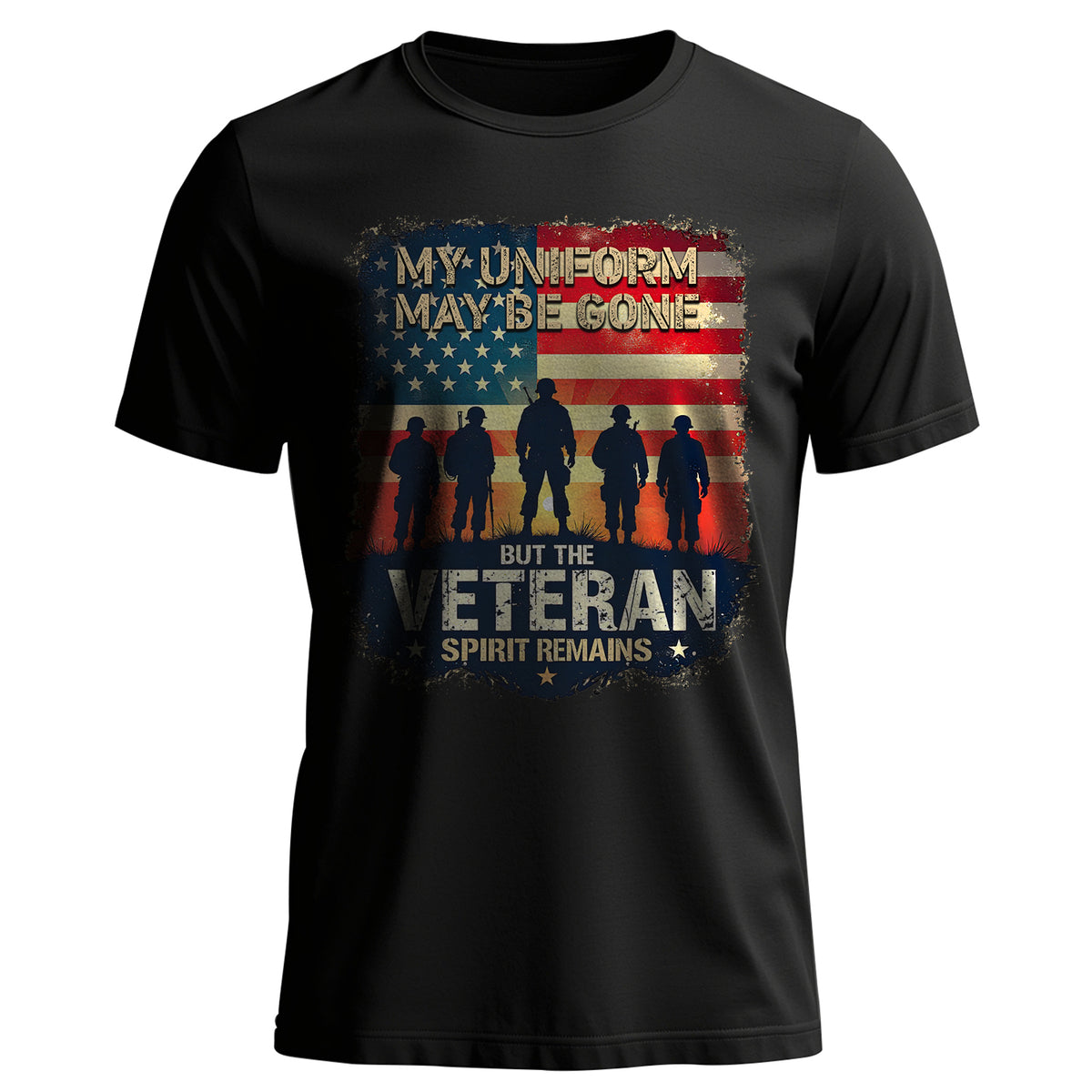 My Uniform May Be Gone but the Veteran T-Shirt Main image