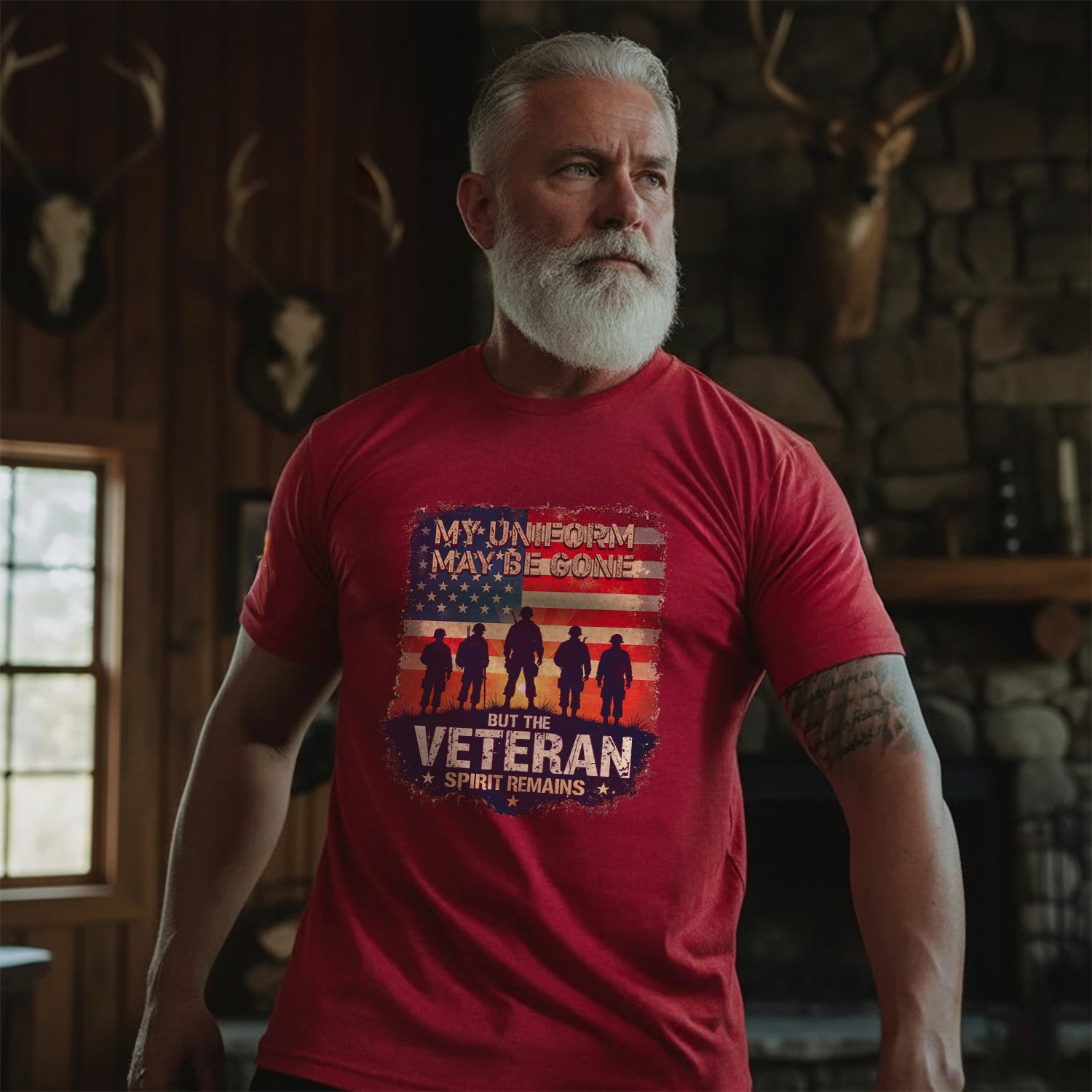 My Uniform May Be Gone but the Veteran T-Shirt Secondary image