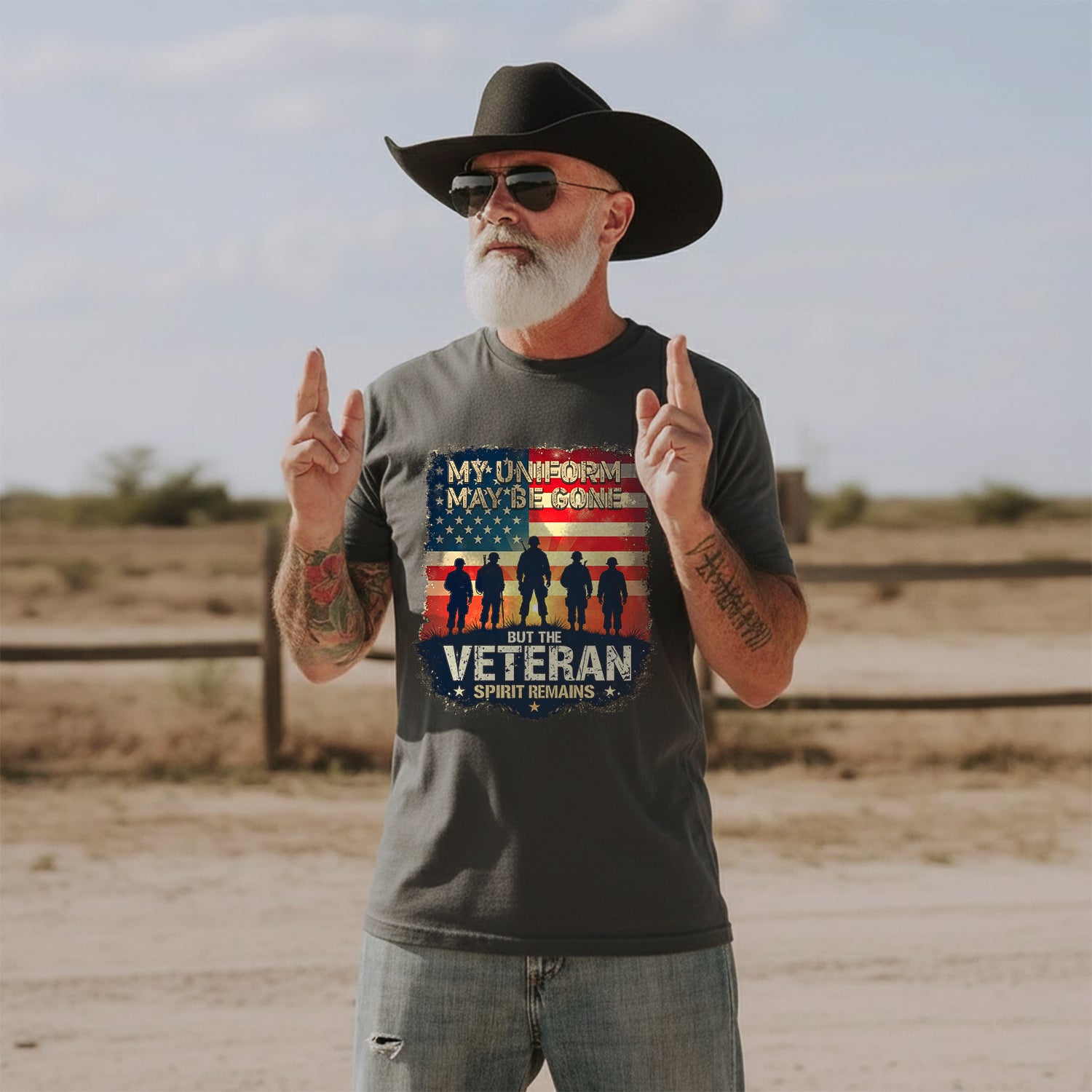 My Uniform May Be Gone but the Veteran T-Shirt
