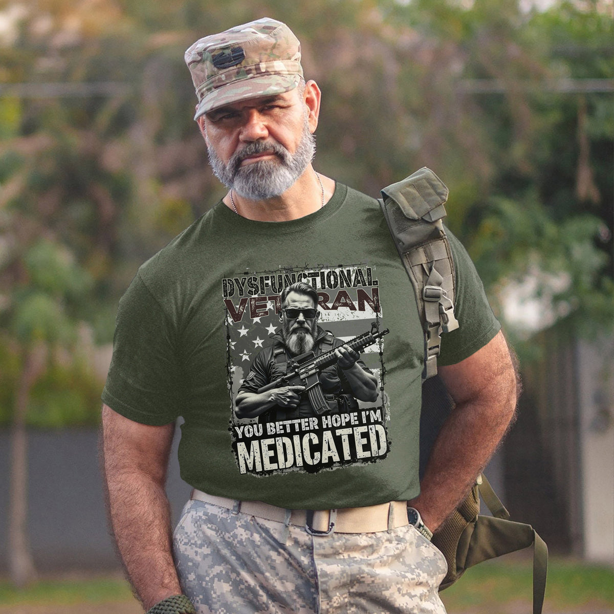 Dysfunctional Veteran You Better Hope I’m T-Shirt