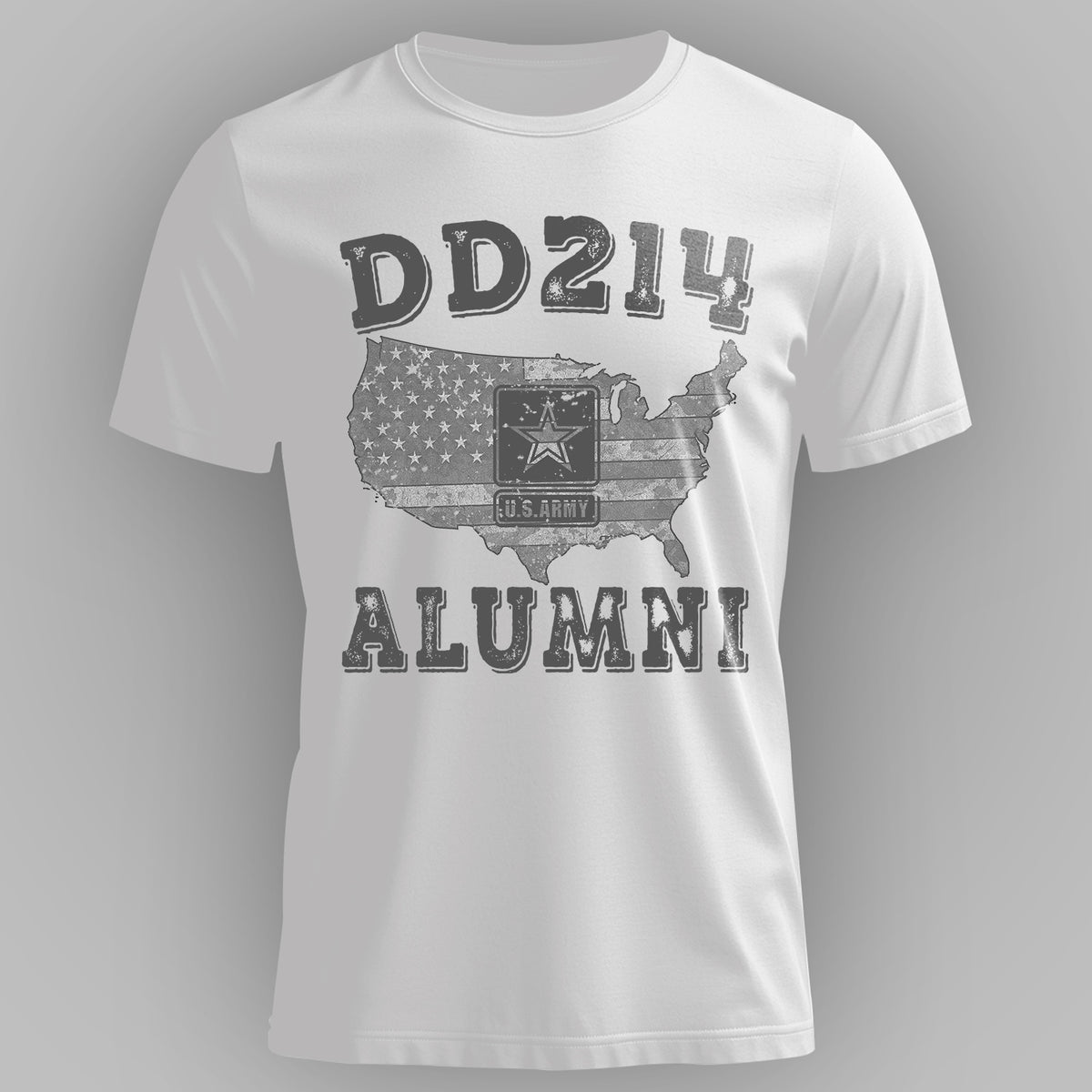 DD-214 Alumni US Military Veteran T-Shirt Main image
